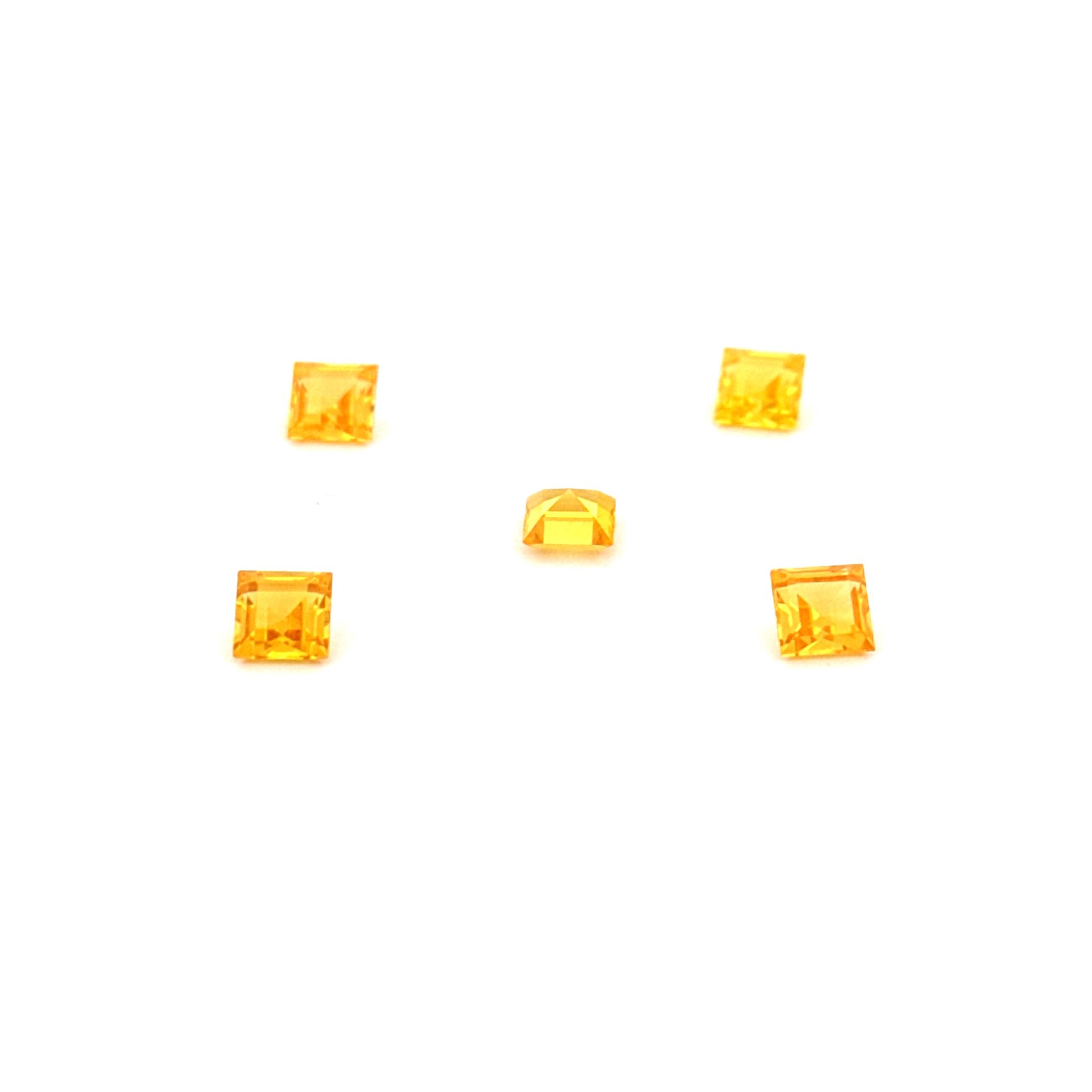 Žuti safir 5x5 mm - Bel Diamonds