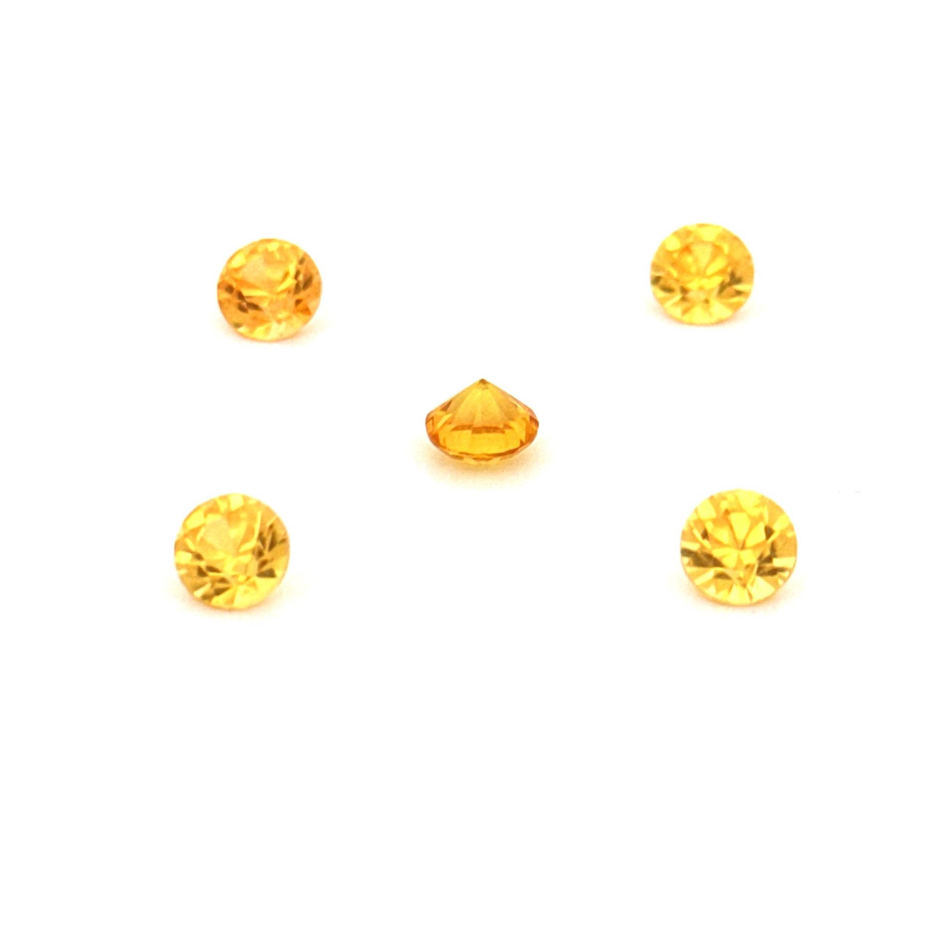 Žuti safir 6,5 mm - Bel Diamonds