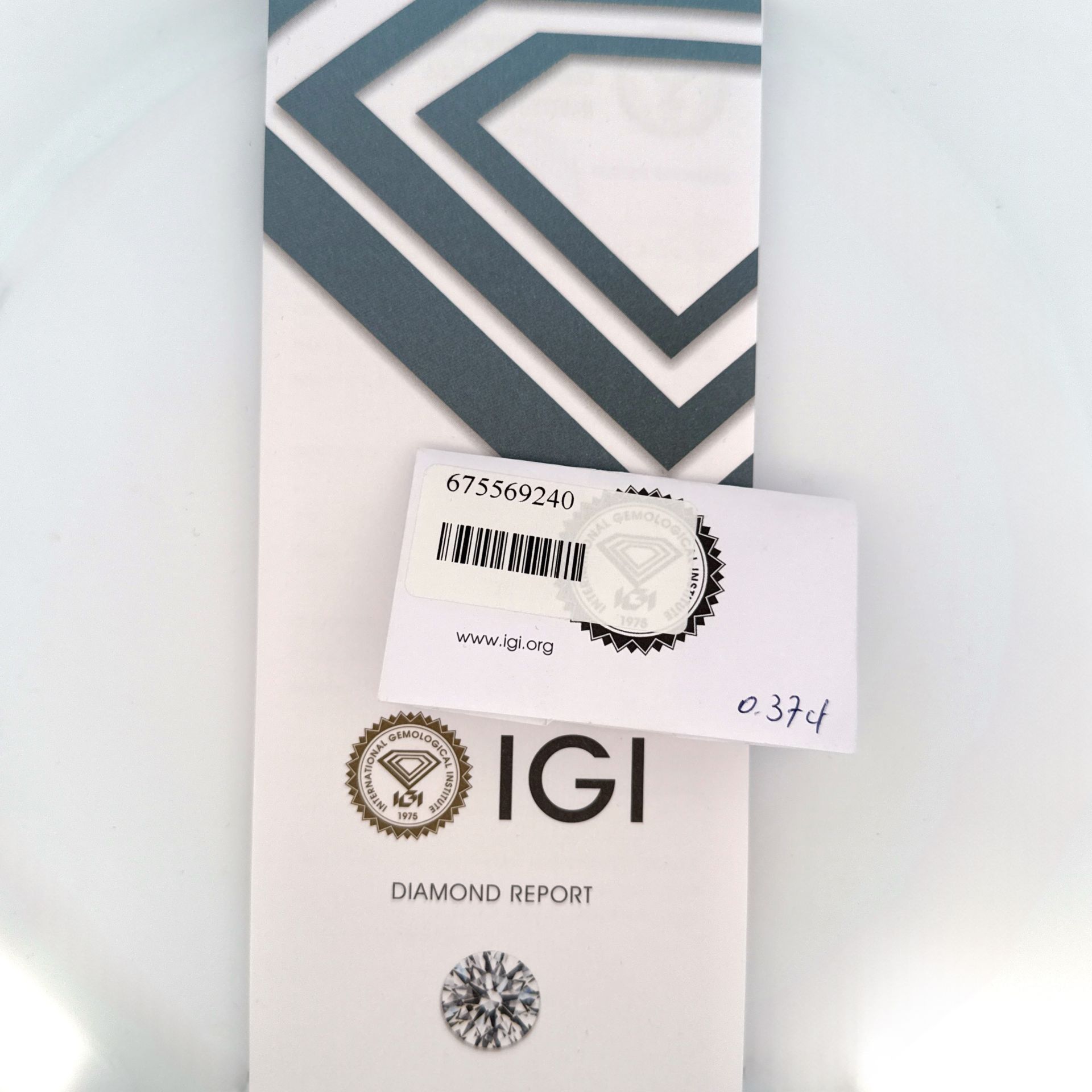 Dijamant 0.37ct (J, SI1) - Bel Diamonds