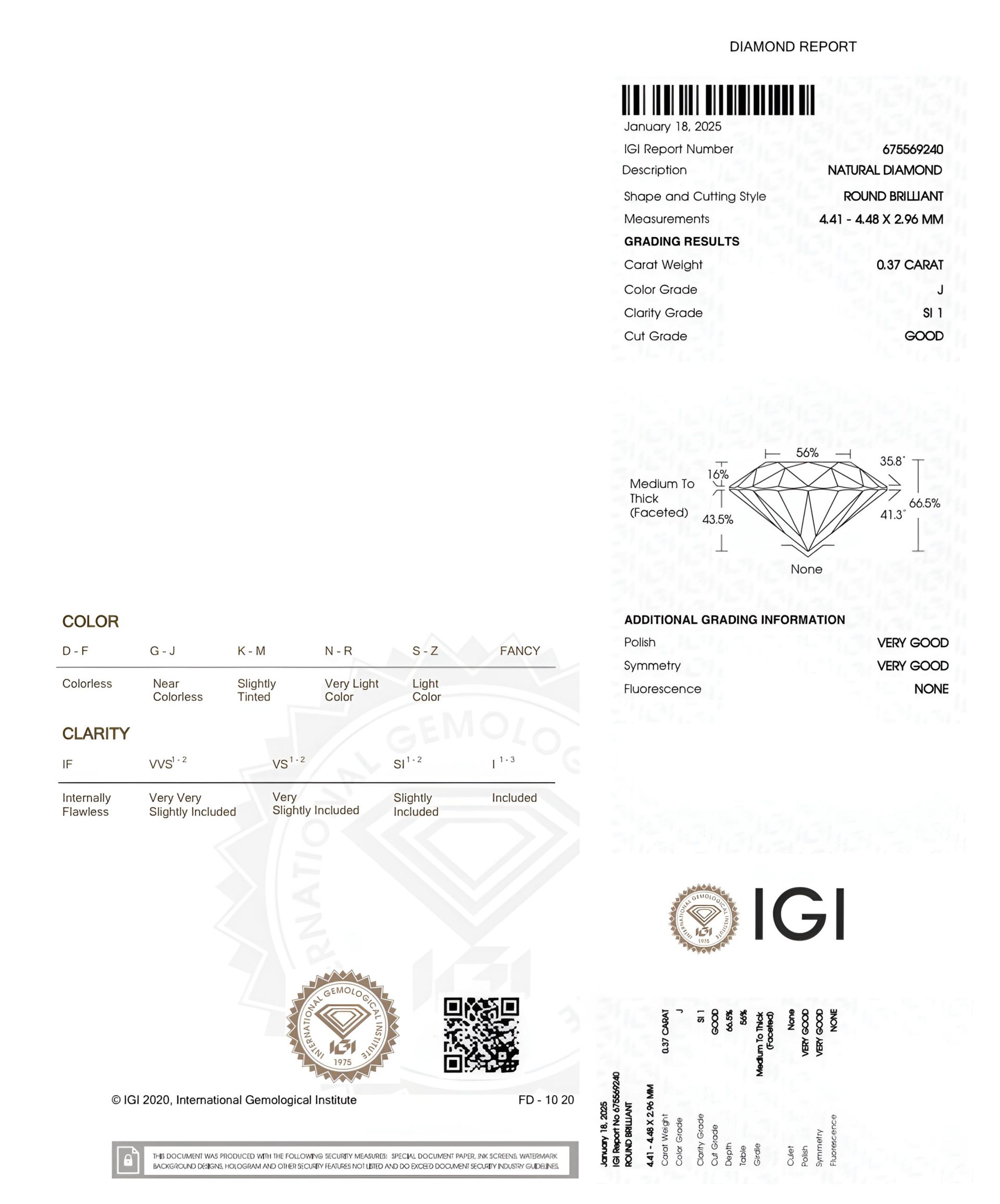 products/3469/8FA20D53-E955-4C06-94FF-98D27181A26D.jpeg - Dijamant 0.37ct (J, SI1) - Bel Diamonds