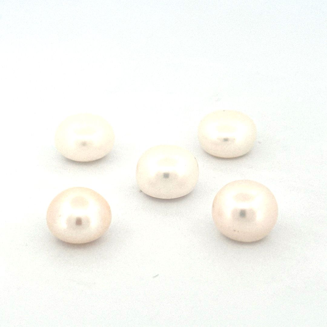 Biser-prirodan rečni krug 8 mm - Bel Diamonds