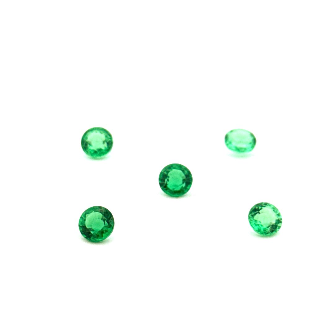 Smaragd-laboratorijski krug 6 mm - Bel Diamonds