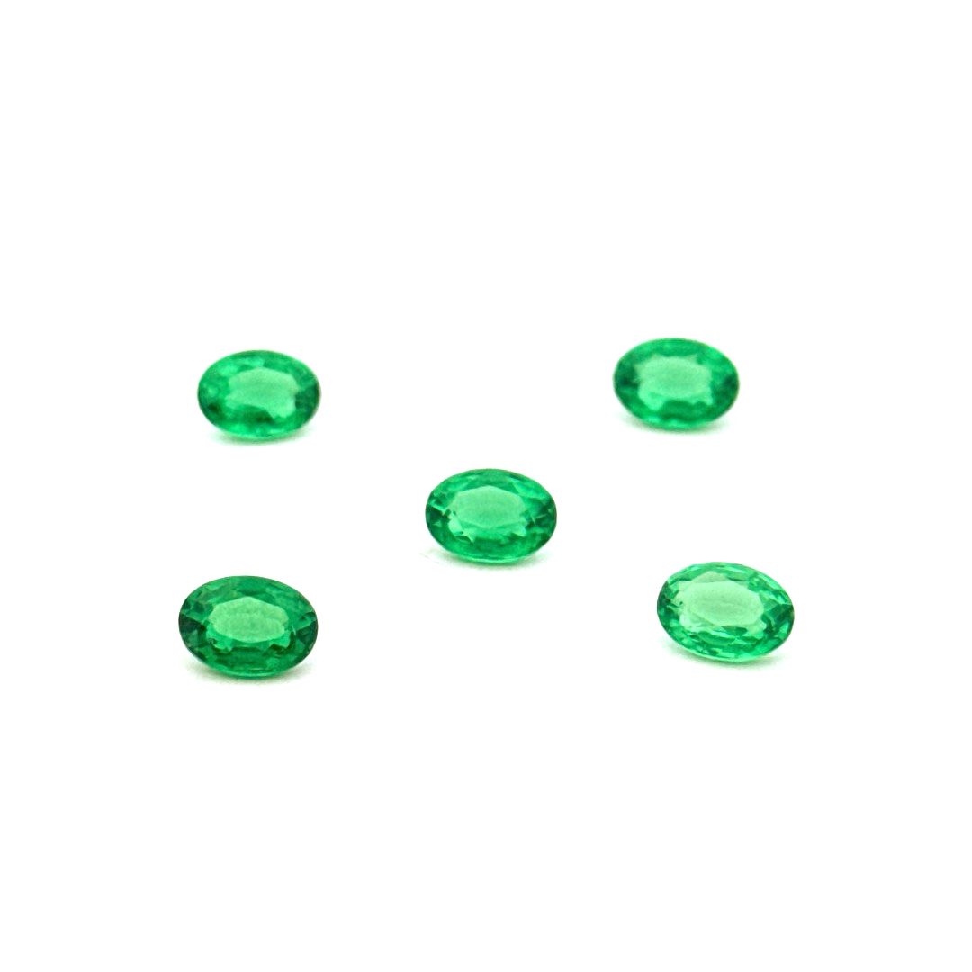 Smaragd-laboratorijski oval (7X5) mm - Bel Diamonds