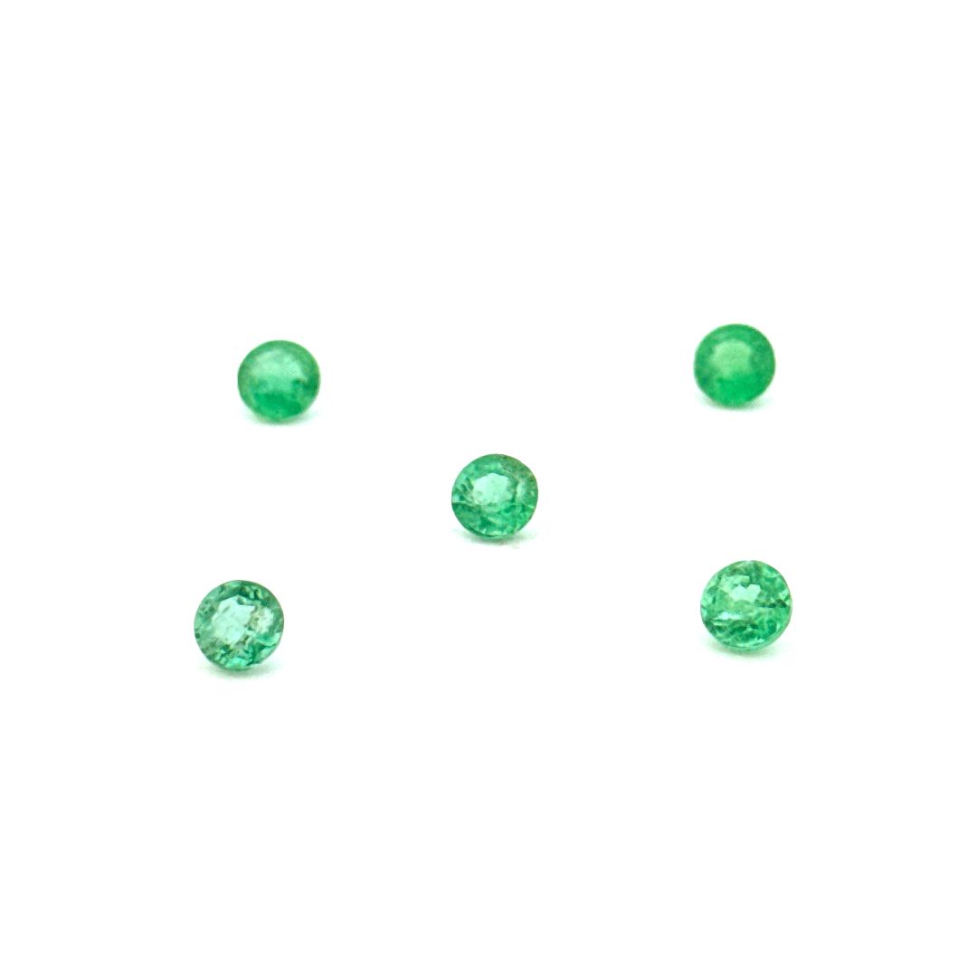 Smaragd-prirodan krug 4mm - Bel Diamonds