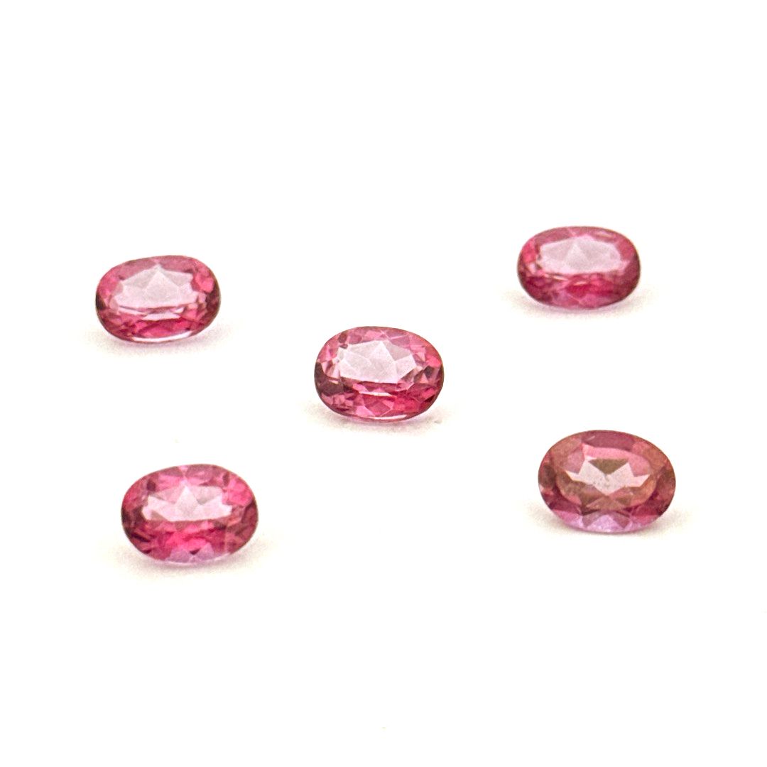 Pink topaz oval (8X6) mm - Bel Diamonds