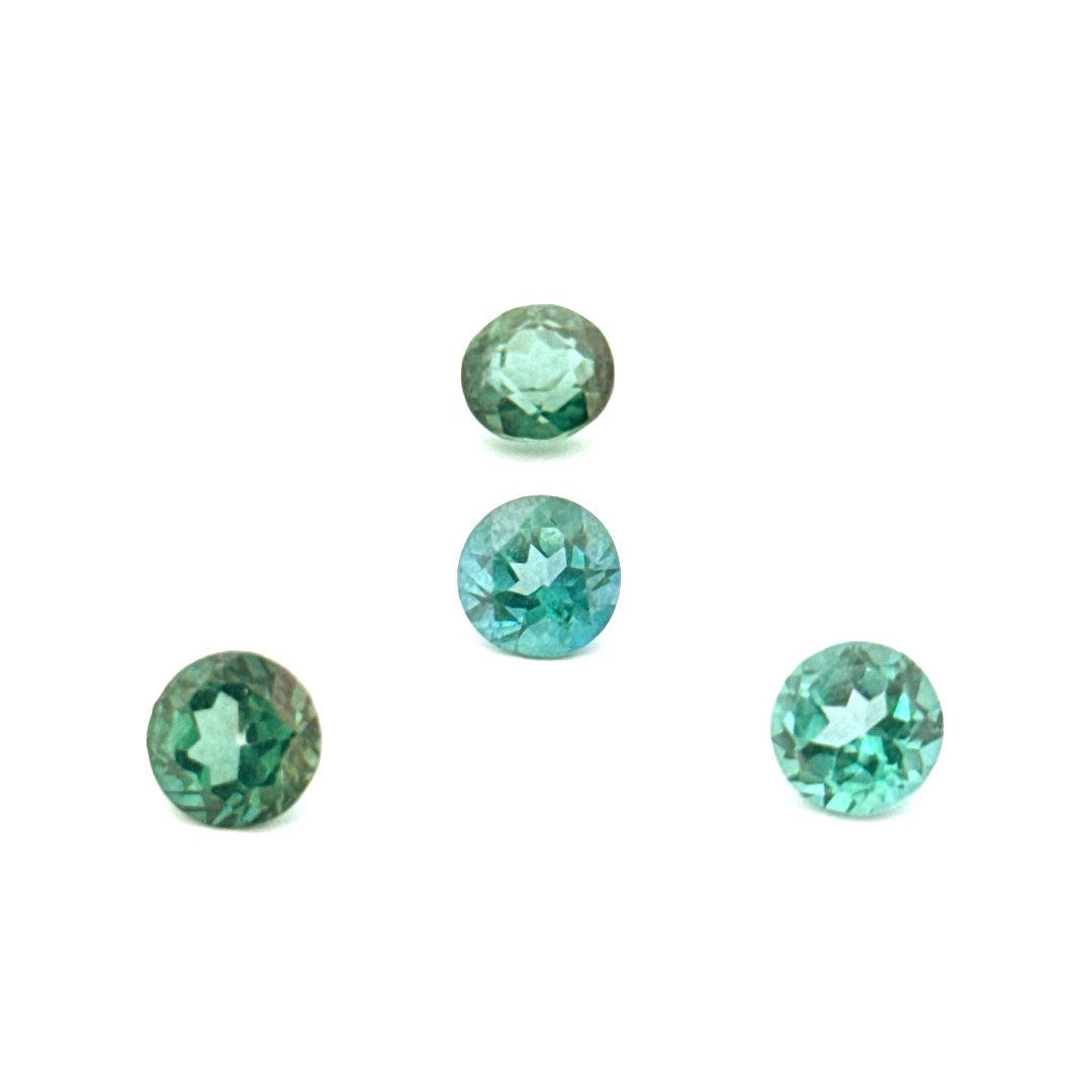 Zeleni topaz krug 7 mm - Bel Diamonds