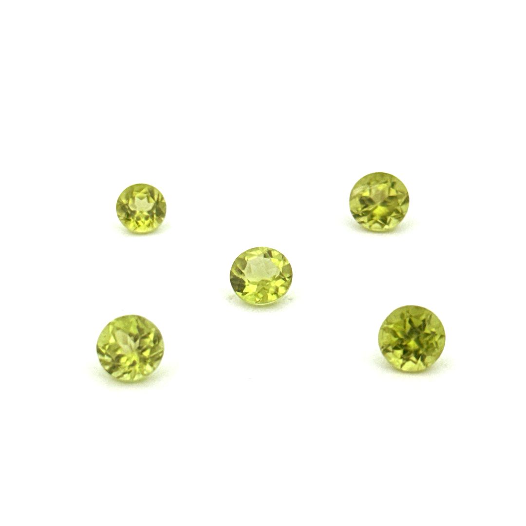 Peridot krug 4 mm - Bel Diamonds