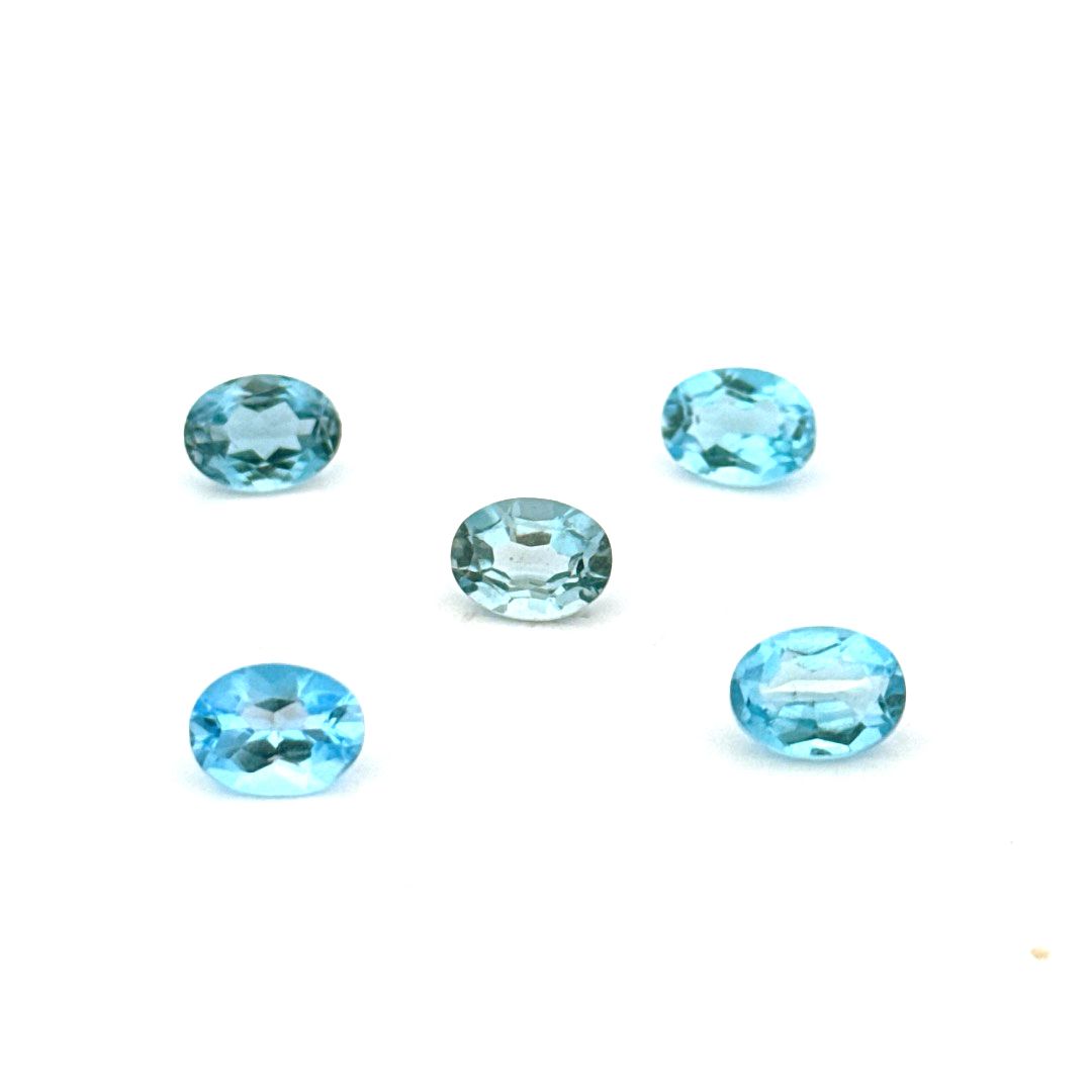 Plavi topaz oval (8X6) mm - Bel Diamonds