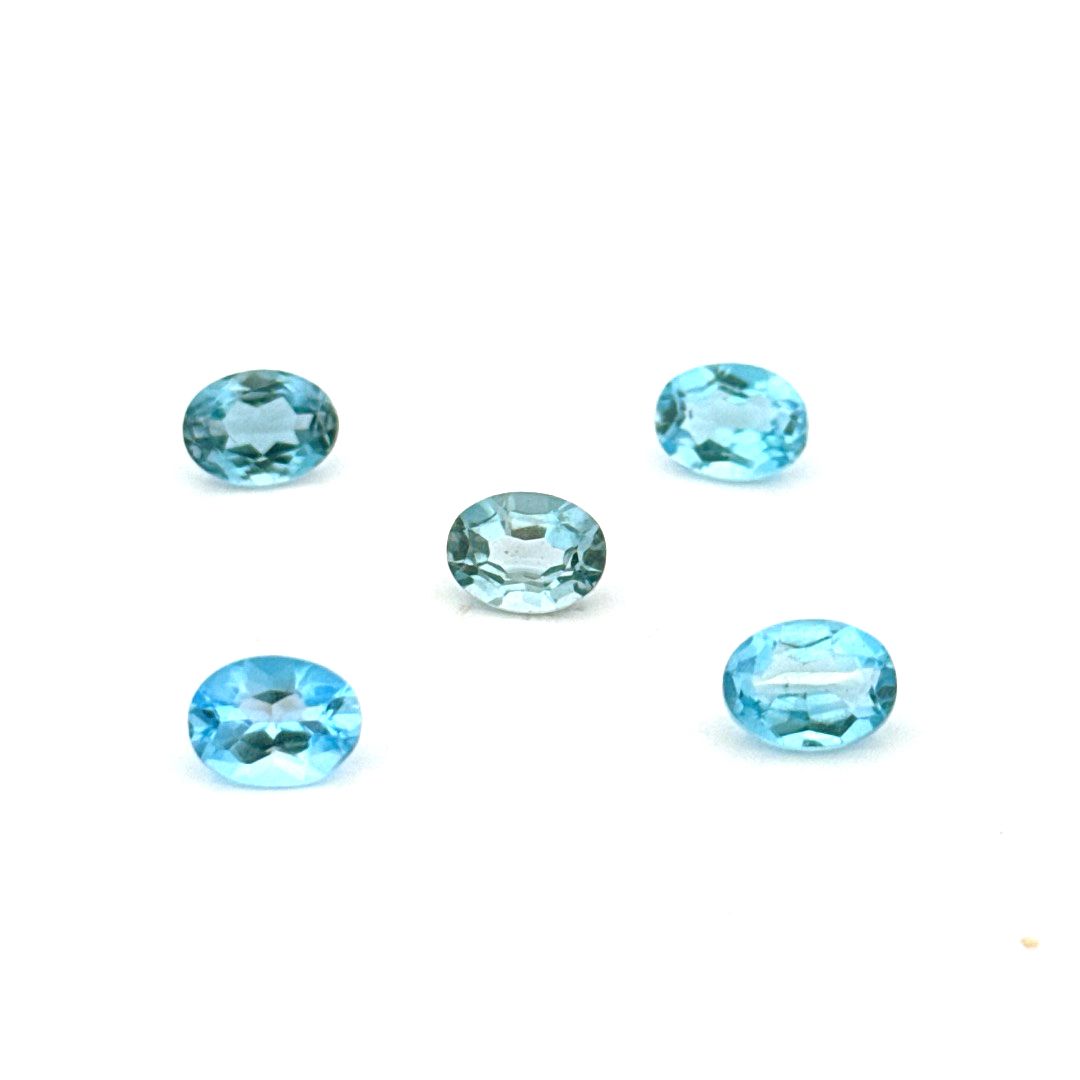 Akvamarin-sintetički oval 8x6 mm - Bel Diamonds