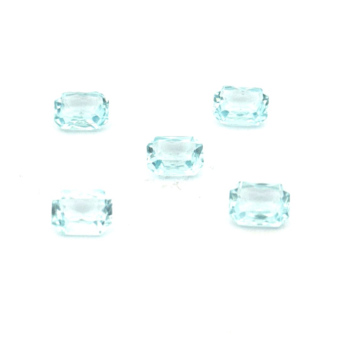 Akvamarin-oktagon 9x7 mm - Bel Diamonds