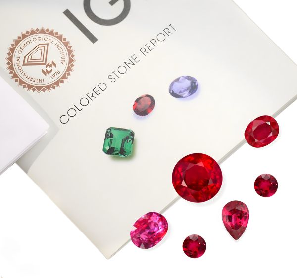 Prirodan rubin sa internacionalnim sertifikatom - Bel Diamonds